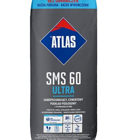 Podkład samopoziomujący ATLAS SMS 60 Ultra 3–60 mm, 25 kg