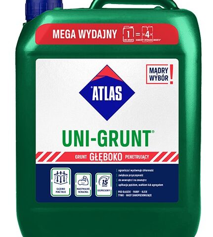 Grunt głęboko penetrujący ATLAS Uni-Grunt, 5 kg